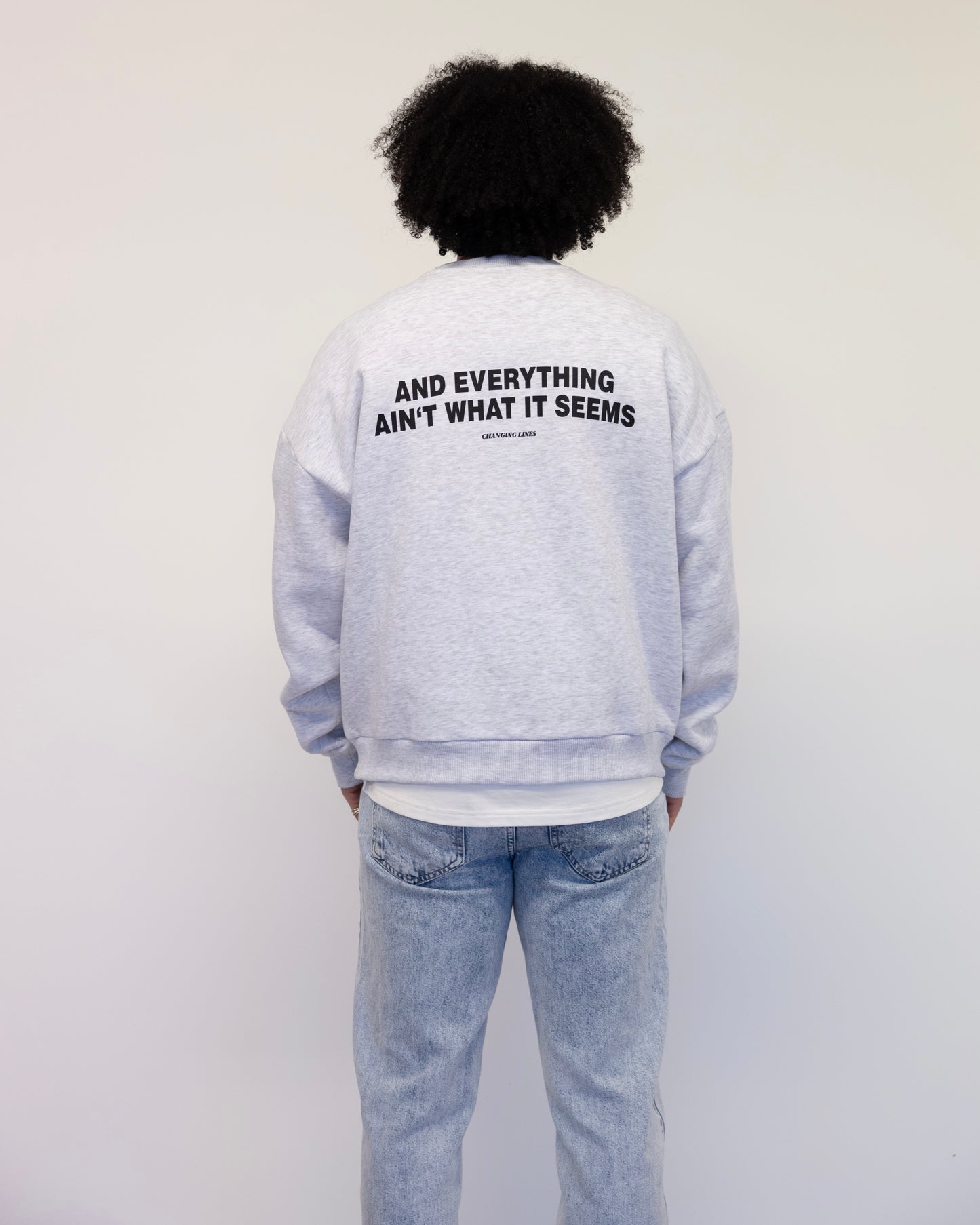 Time Flies Crewneck Grau