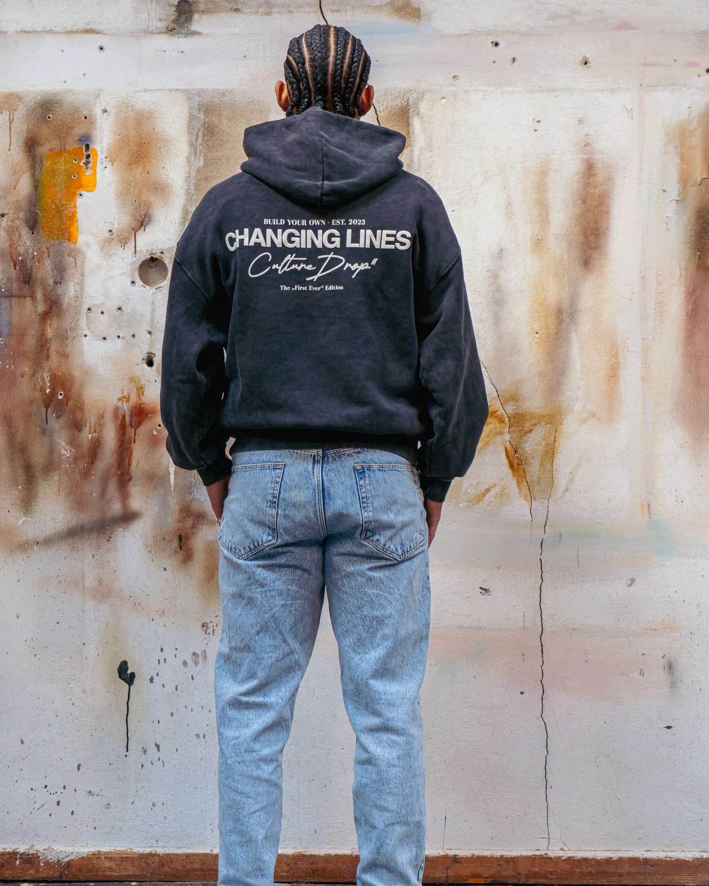 Culture Drop Hoodie Vintage Black