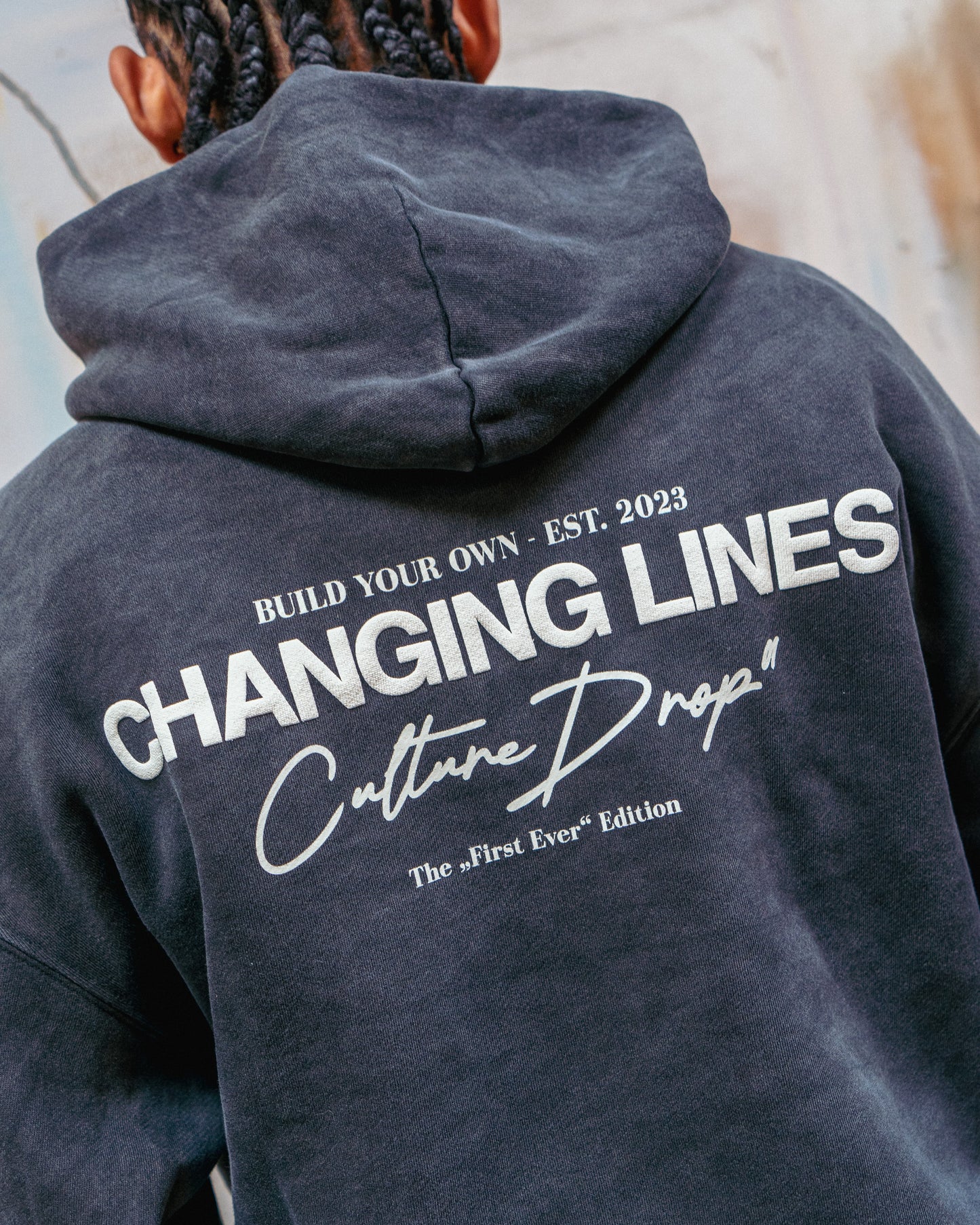 Culture Drop Hoodie Vintage Black