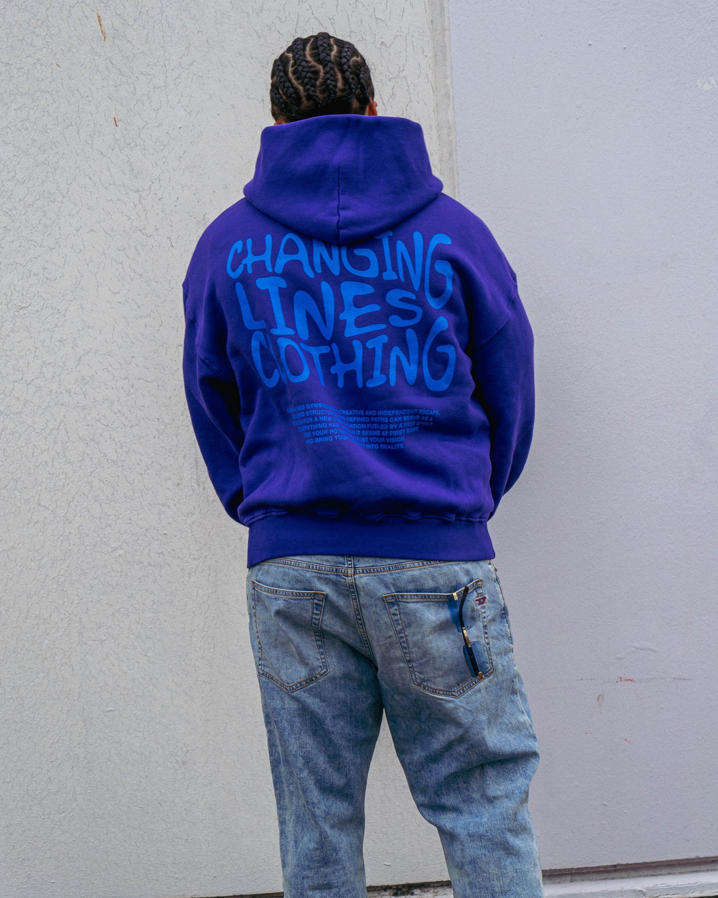 SPRING DROP Hoodie Purple
