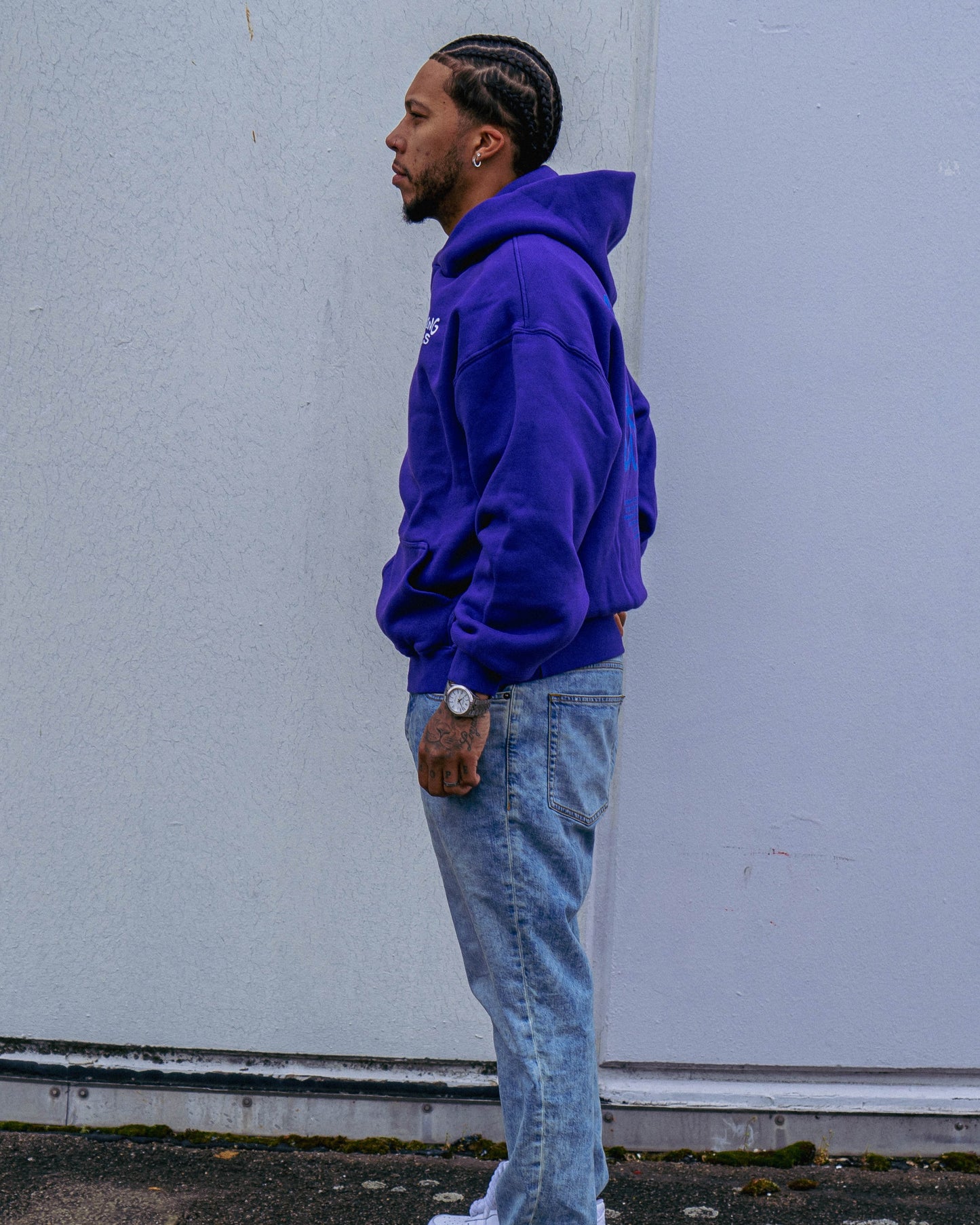 SPRING DROP Hoodie Purple