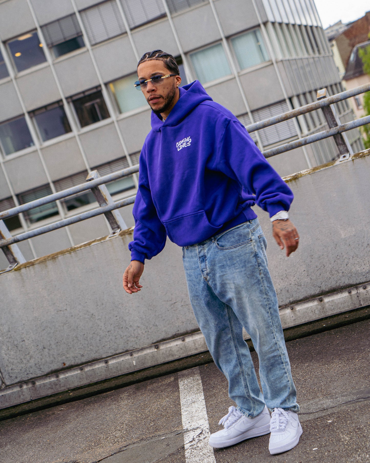 SPRING DROP Hoodie Purple